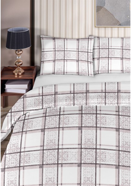 Hermes %100 Pamuk Çift Kişilik Nevresim Seti 200X220CM Mürdüm fiyatları