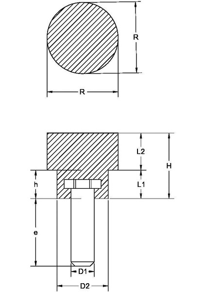 Plastik Tırtırlı Düğme Cıvatalı No:3 M8X30- fiyatları