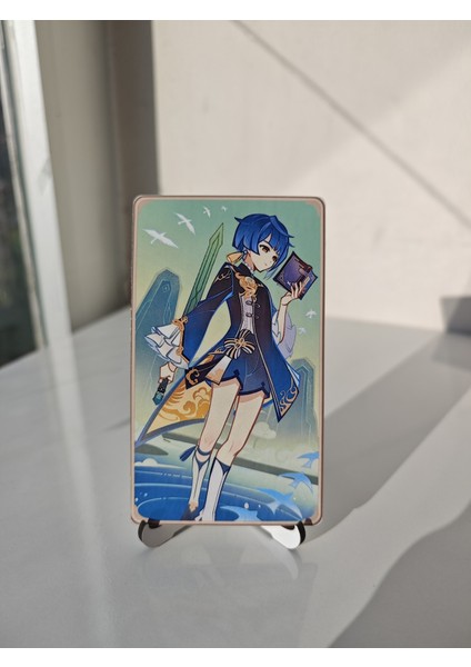 Genshin Xingqui Metal Koleksiyon Kartı 2 (6,5 x 11,5 Cm) (1 Adet)