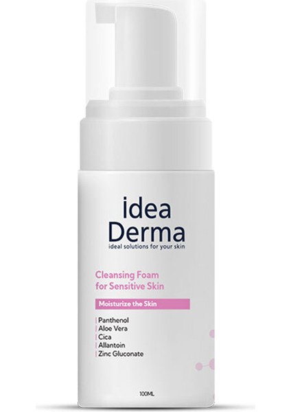 Idea Derma Hassas Cilt Yüz Temizleme Köpüğü 100 ml