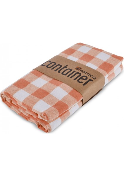 Pötikare %100 Pamuklu Masa Örtüsü 160X160 cm Turuncu fiyatları