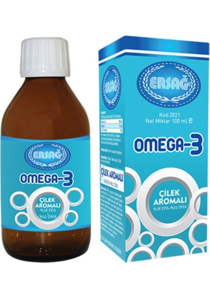 Omega 3 Sıvı (ÇİLEK AROMALI) - 2021