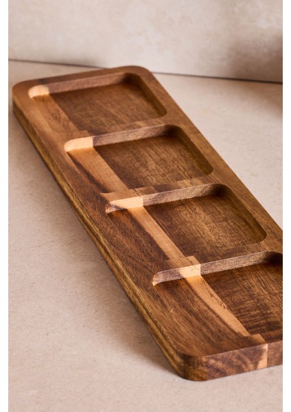 Akasya 4 Bölmeli Çerezlik 34X10 cm modelleri