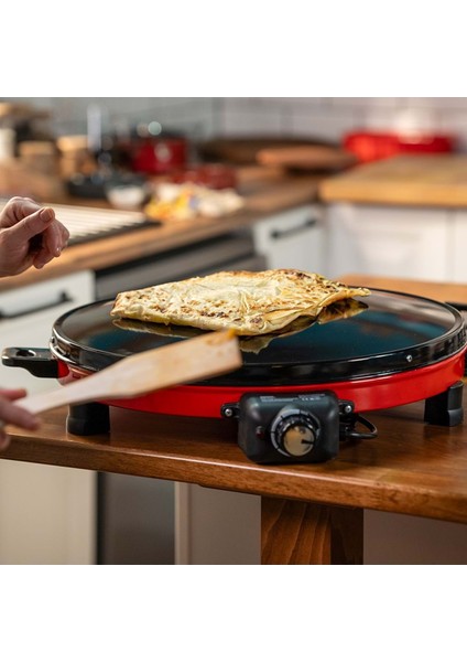 Elektrikli, Termostatlı Büyük Boy Katmer Gözleme Sacı At610 - Gri fırsatları