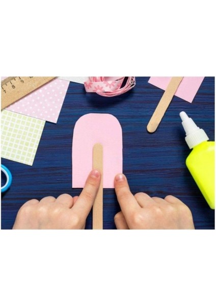 5 Paket Natural Ince Dil Çubuğu Paketi 50'li Abeslang Tahta Dil Çubuğu - Ağda Spatulası indirimleri
