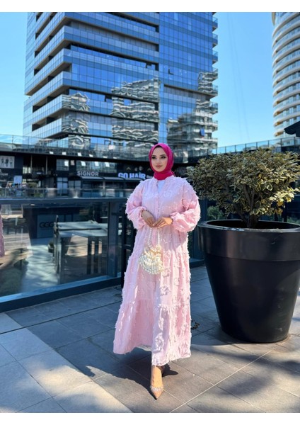 Saçaklı Kumaş Yazlık Elbise fiyatları