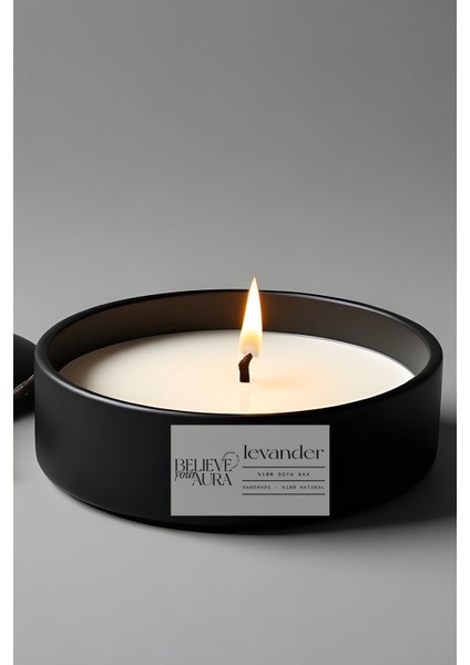 Lavanta Kokulu Mum - %100 Doğal Soya Mumu 3 Fitlli Aromaterapi Kokulu Mum - 350 cc fiyatları