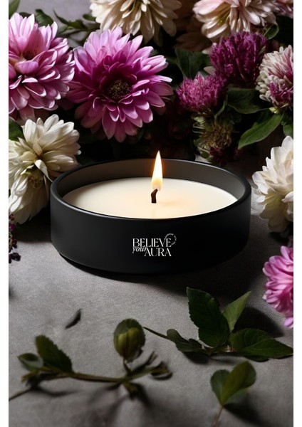 Lavanta Kokulu Mum - %100 Doğal Soya Mumu 3 Fitlli Aromaterapi Kokulu Mum - 350 cc fırsatları