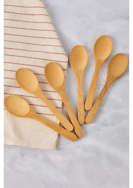 Spicy 6 Parçalı Bambu Baharat Kaşığı