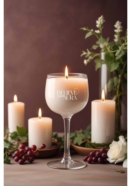 Sandal Ağacı Kokulu Mum - %100 Doğal Soya Mumu Kadeh Bardak Kokulu Mum - 240 cc fırsatları