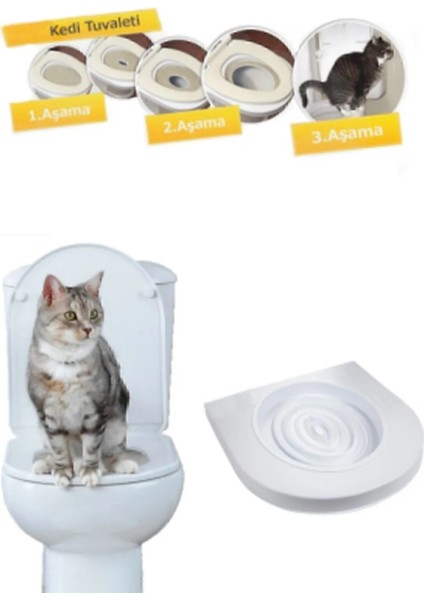 Tuvalet Için Eğitim Seti Kedilerin Kullanımına Uygun fiyatları