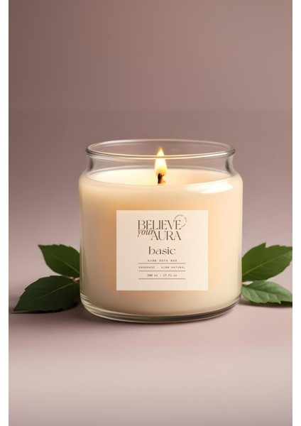 Kokusuz Natural Mum - %100 Doğal Soya Mumu Ahşap Kapaklı Aromaterapi Kavanoz Mum - 500 cc fiyatları