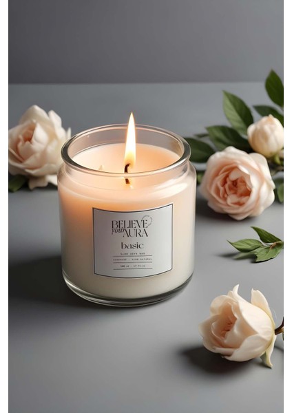 Kokusuz Natural Mum - %100 Doğal Soya Mumu Ahşap Kapaklı Aromaterapi Kavanoz Mum - 500 cc modelleri