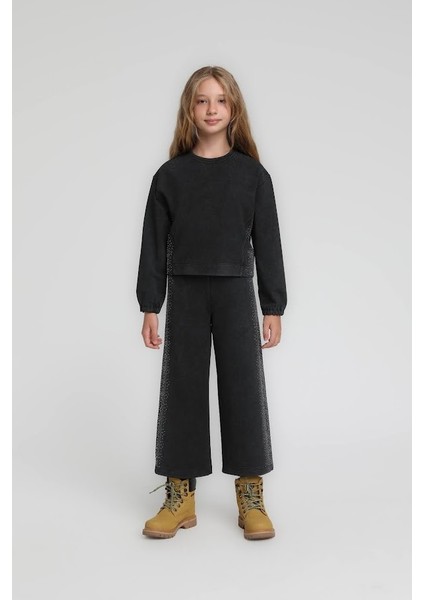 Kız Çocuk 36085 2'iplik Sweat- Pantolon Takım