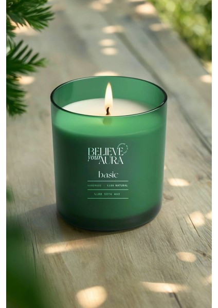 Kokusuz Dğal Mum - %100 Soya Mumu Lav Liberty Yeşil Bardak Mum - 280 cc fiyatları