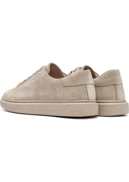 Kadın Bej Bağcıklı Süet Deri Sneaker 25AFD500610 indirimleri