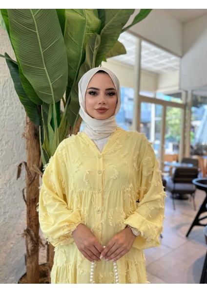 Saçaklı Kumaş Yazlık Elbise modelleri