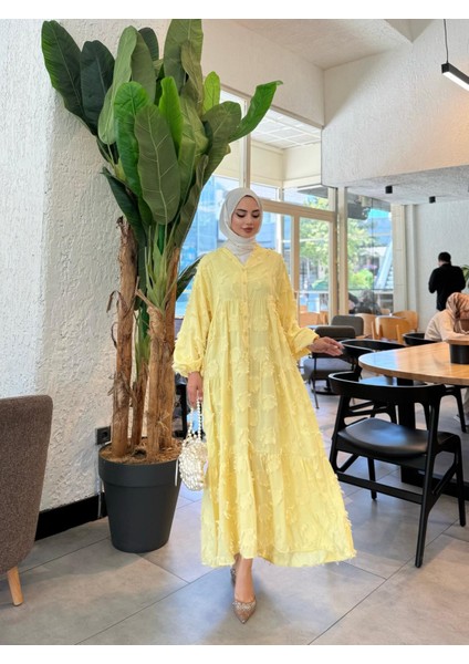 Saçaklı Kumaş Yazlık Elbise fırsatları