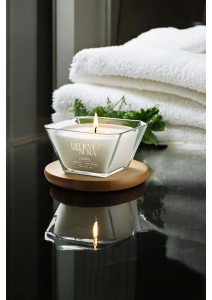 Pudra Kokulu Mum - %100 Doğal Soya Mumu Aromaterapi ve Dekoratif Kokulu Mum - 280 cc indirimleri
