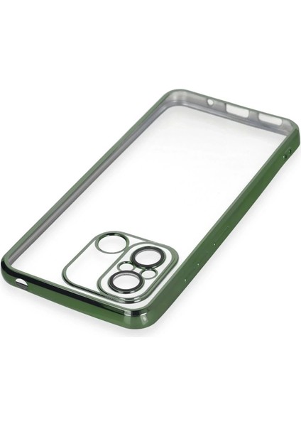 Newface Xiaomi Redmi 12C Kılıf Razer Lensli Silikon - Yeşil fırsatları