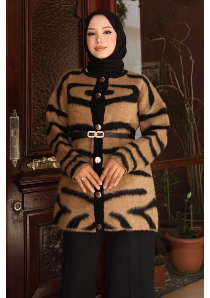 Zebra Desenli Triko Takım Taba 6154 fiyatları