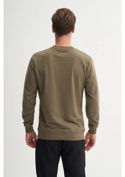 Caz Bisiklet Yaka Haki Erkek Sweatshirt fiyatları