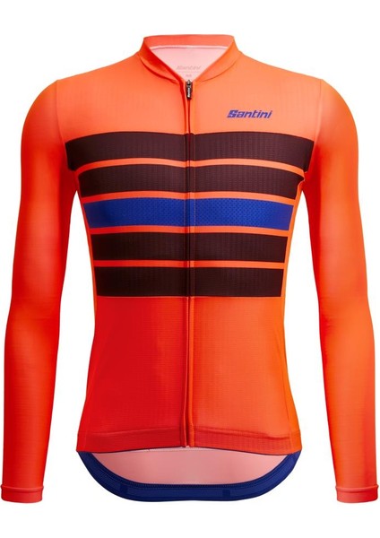 Sleek Bengal Büyük Beden Erkek Uzun Kollu Yazlık Bisiklet Forması 3S215075ESLKBENG