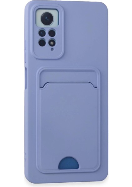 Newface Xiaomi Redmi Note 11 Pro Kılıf Kelvin Kartvizitli Silikon - Lila