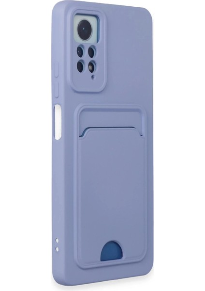 Newface Xiaomi Redmi Note 11 Pro Kılıf Kelvin Kartvizitli Silikon - Lila fiyatları