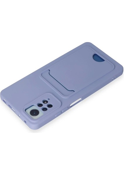 Newface Xiaomi Redmi Note 11 Pro Kılıf Kelvin Kartvizitli Silikon - Lila modelleri