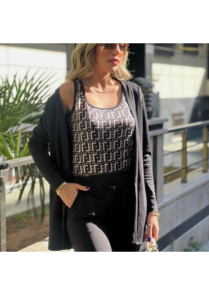 Kadın Uzun Kollukrep Üçlü Takım indirimleri