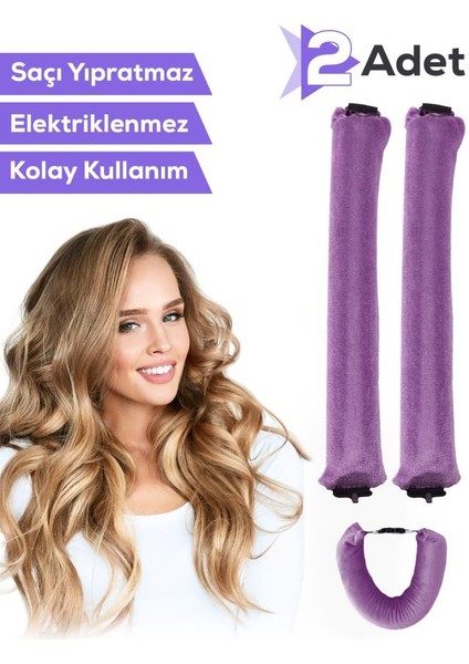 2’li Saç Şekillendirici Metal Kancalı Saç Bukle Aparatı