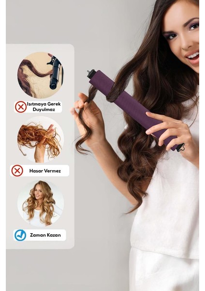 2’li Saç Şekillendirici Metal Kancalı Saç Bukle Aparatı modelleri