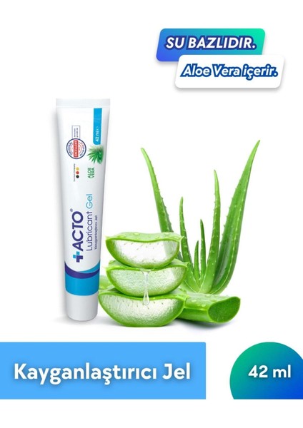 Aloe Vera İçeren Kayganlaştırıcı Jel 42 ml - Kokusuz, Su Bazlı ve Dermatolojik Olarak Test Edilmiştir fiyatları