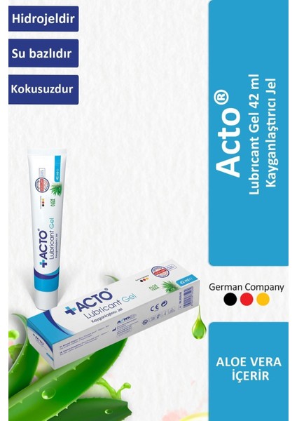 Aloe Vera İçeren Kayganlaştırıcı Jel 42 ml - Kokusuz, Su Bazlı ve Dermatolojik Olarak Test Edilmiştir modelleri