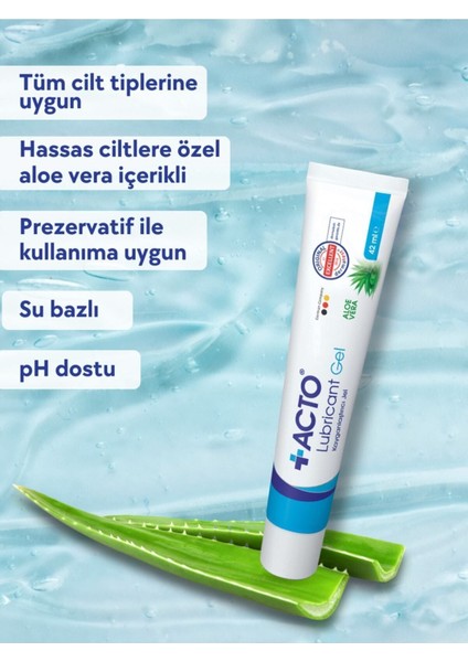 Aloe Vera İçeren Kayganlaştırıcı Jel 42 ml - Kokusuz, Su Bazlı ve Dermatolojik Olarak Test Edilmiştir fırsatları