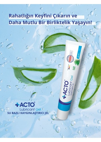 Aloe Vera İçeren Kayganlaştırıcı Jel 42 ml - Kokusuz, Su Bazlı ve Dermatolojik Olarak Test Edilmiştir