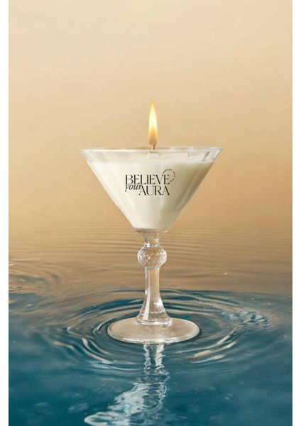 Gül Kokulu Kadeh Mum - %100 Doğal Soya Mumu Kokulu Mum - 220 ml modelleri