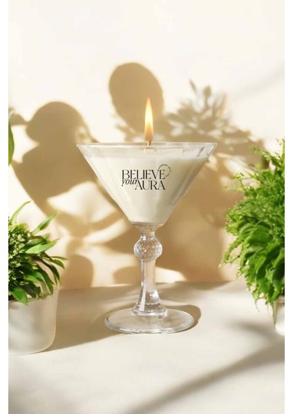 Gül Kokulu Kadeh Mum - %100 Doğal Soya Mumu Kokulu Mum - 220 ml fırsatları