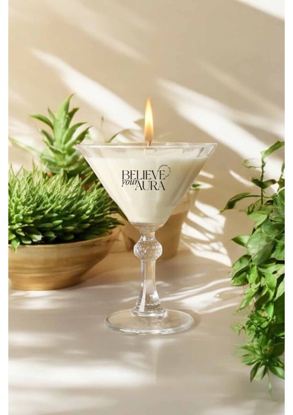 Gül Kokulu Kadeh Mum - %100 Doğal Soya Mumu Kokulu Mum - 220 ml indirimleri