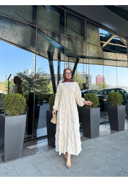 Saçaklı Kumaş Yazlık Elbise modelleri