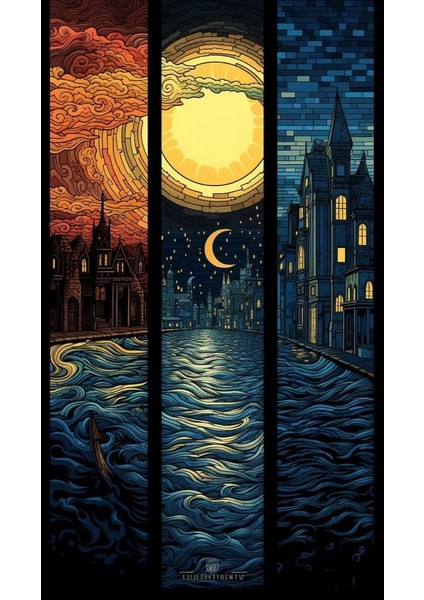 Soyut Sanatsal Manzara Ev Duvar Salon Güzellik Salonu Ofis Dükkan Dekarasyon Kanvas Tablo fiyatları