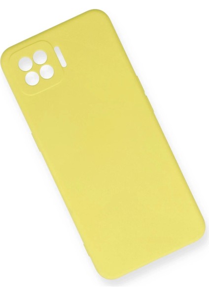 Newface Oppo A73 Kılıf Nano Içi Kadife Silikon - Sarı modelleri