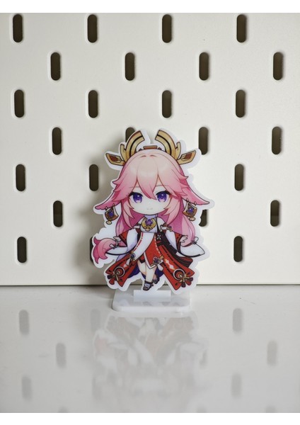 Genshin Yae Miko Mini Karakter Figür Standı (1 Adet) fiyatları