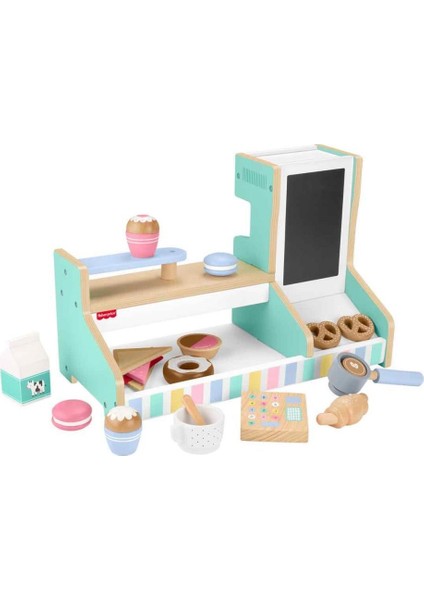 Fisher Price Ahşap Kahve Dükkanı Oyun Seti HXV22