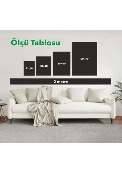 Tek Parça Salon Ofis Dekor Tablo Anadolu Alfabe Türkçe Vrynt fiyatları