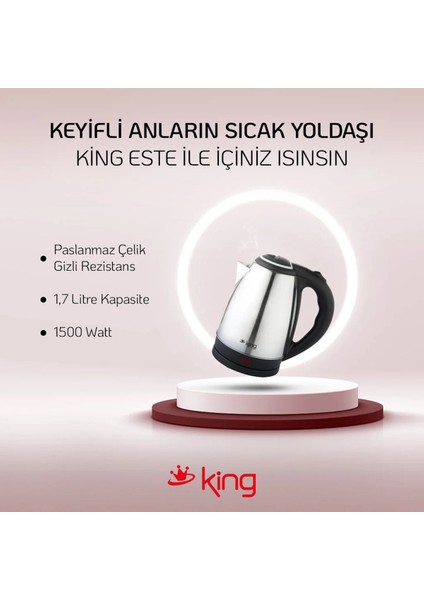 Gri Ksı 1005 Este Su Isıtıcı, Şık ve Güçlü Isıtma Özelliğiyle Ev Için Mükemmel modelleri