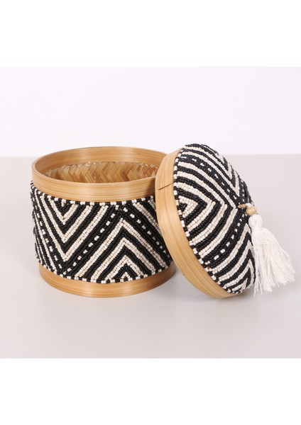 Mylamp Bali Boncuklu Bambu Saklama Kutusu M 15X17 cm fiyatları