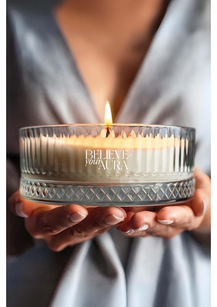 Pudra Kokulu Mum - %100 Doğal Soya Mumu Dekoratif ve Aromaterapi Kokulu Mum - 500 cc fiyatları