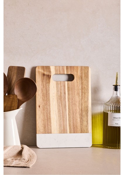 Geate Mermer Akasya Kesme Tahtası 32X22 cm modelleri